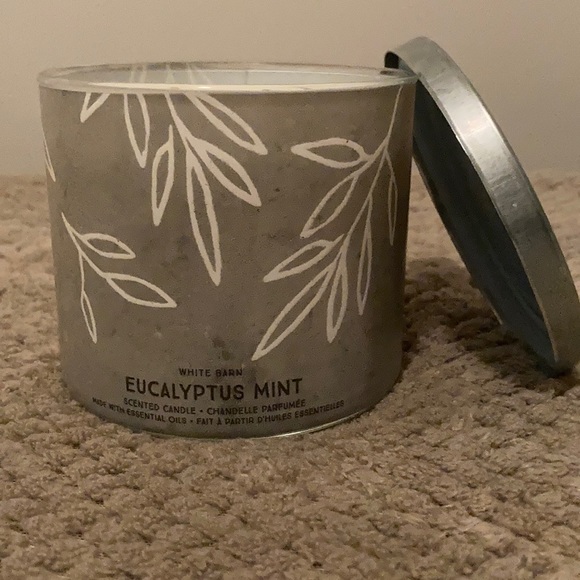 White Barn 3 wick scented candle Eucalyptus Mint - Picture 1 of 2
